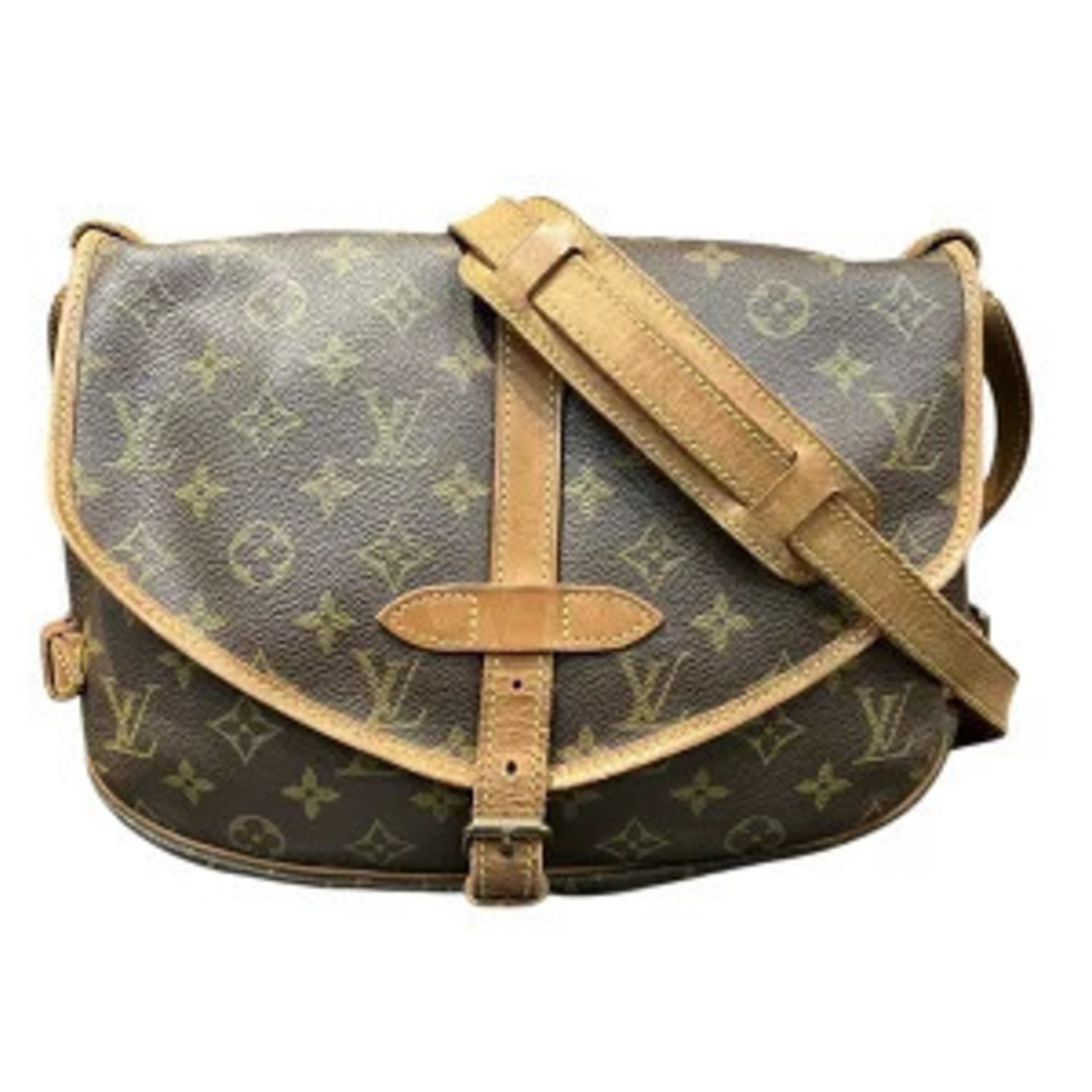 Louis Vuitton Saumur Shoulder Bag Monogram Leather